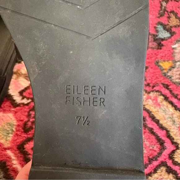 Eileen Fisher Black Open-Toe Sandals - Picture 4 of 7